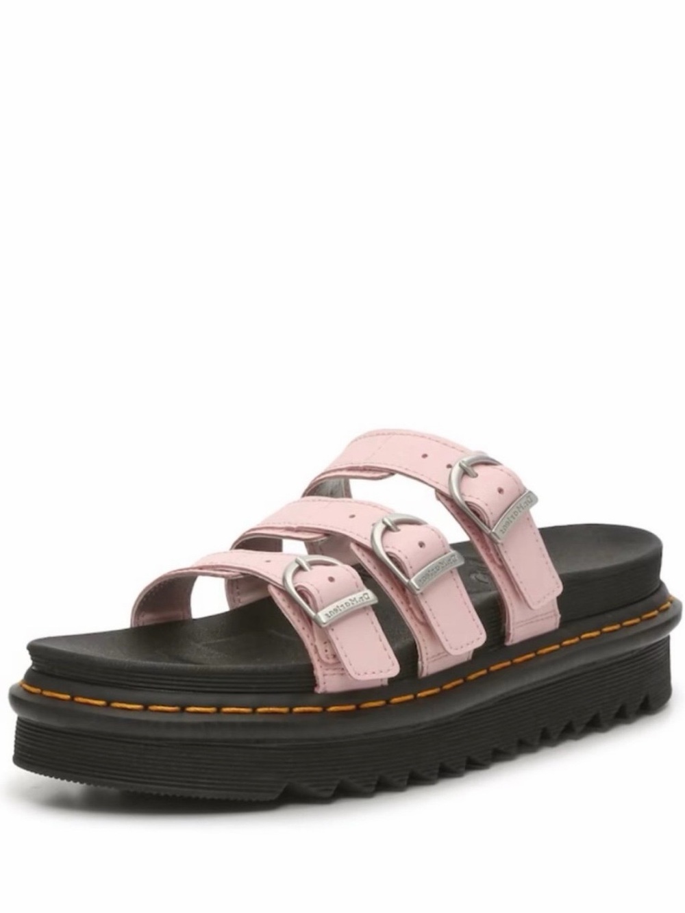 Dr. Martens Zebrilus Blair Platform Slides